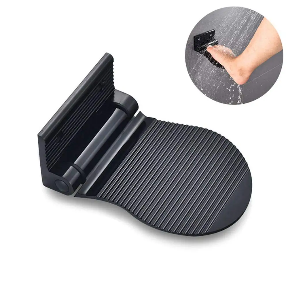 Home Anti-slip Bathroom Foot Rest Hotel Toilet Wall-mounted Space Aluminum Shower Pedal