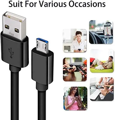 Кабель Micro USB, для Samsung Galaxy S7, S6 Edge, S5, Note 5, 4, A3, A5, A7, A8, A9, 10 шт. в упаковке