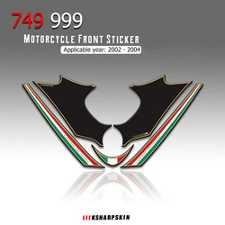 for Ducati 749 999 2002 - 2004 Motorcycle Front Fairing Sticker 3D Gel Protector Number Board moto decals MOTO 3D Gel Stickers