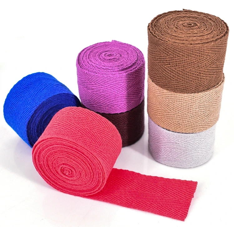 40mm x50yard Cotton Webbing Herringbone Twill Tape Sew Strap For Dress Making sewing,Twill Apron sew strap- DIY Bags, Straps