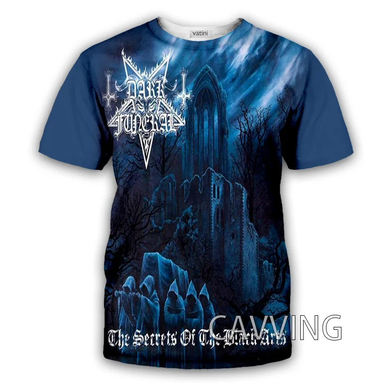 New Fashion Women/Men\'s 3D Print Dark Funeral Band Casual T-shirts Hip Hop Tshirts Harajuku Styles Tops Clothing