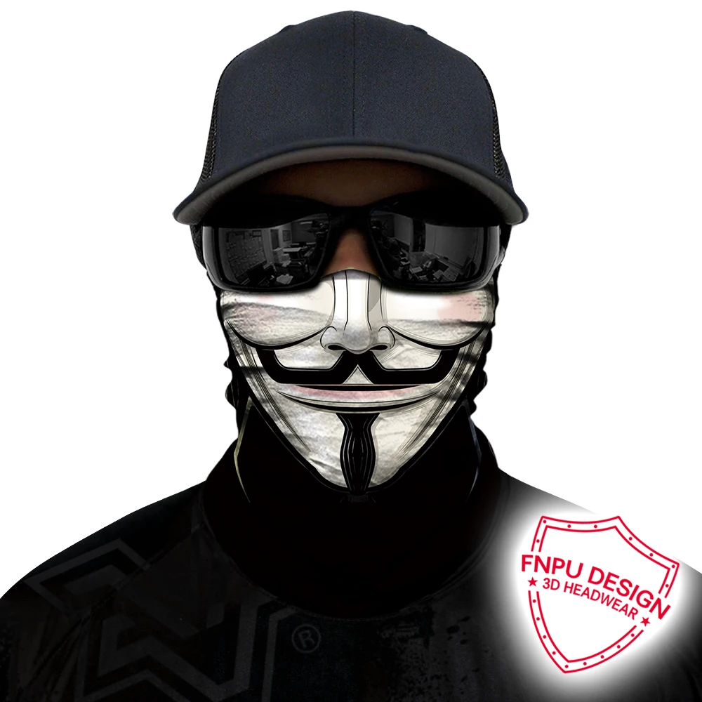 Women Men Motorcycle Bicycle Multi Masks Scarf Half Face Mask Cap Neck Outdoor Sport Face Mask Anti-UV Balaclava