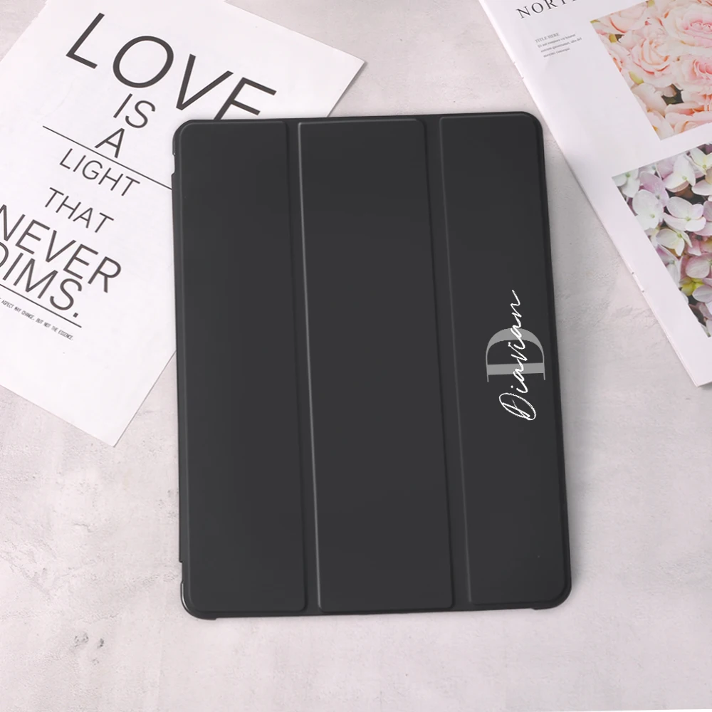 Черный чехол для ipad Air 4, Чехол для iPad Pro 2020, 10,5 с держателем для карандашей, 10,2 дюйма, 8 поколения, 7, 12,9 Pro, 2018 Mini, 4, 5