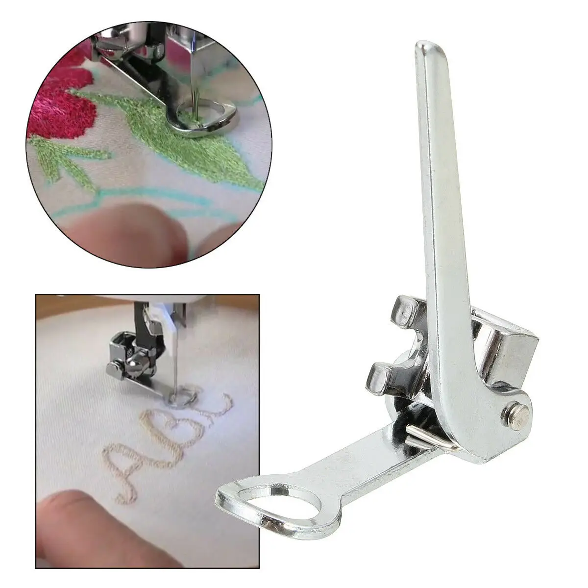 Domestic Sewing Machine Parts Presser Foot Darning Foot Singer #55417