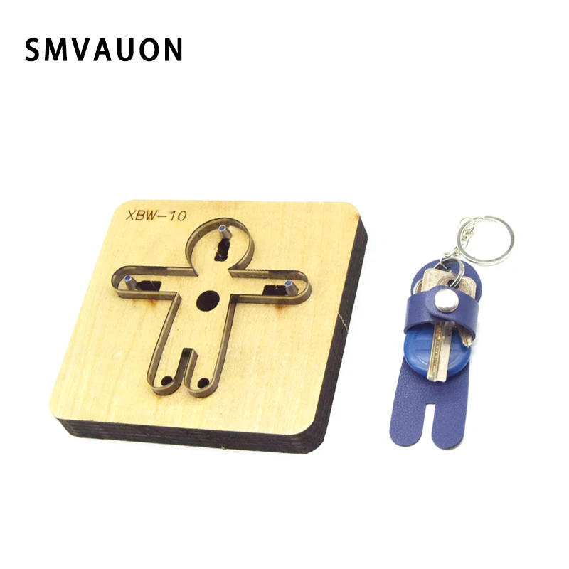 Customized Leather Cutting Die for DIY, Key Case, Pendant Cutter, Mold Knife Mould, Leather Craft, Hand Punch Tool