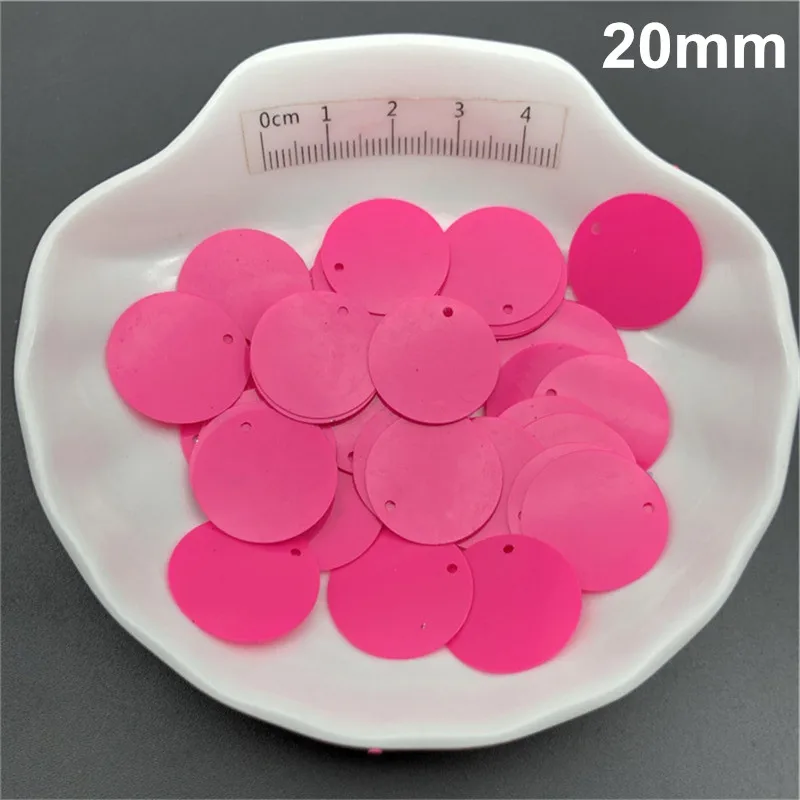 30g Solid Fuchsia  Loose Sequins Paillettes For Sewing ,Shoes,Hat,Kids DIY,Crafts Accessories Wholesale