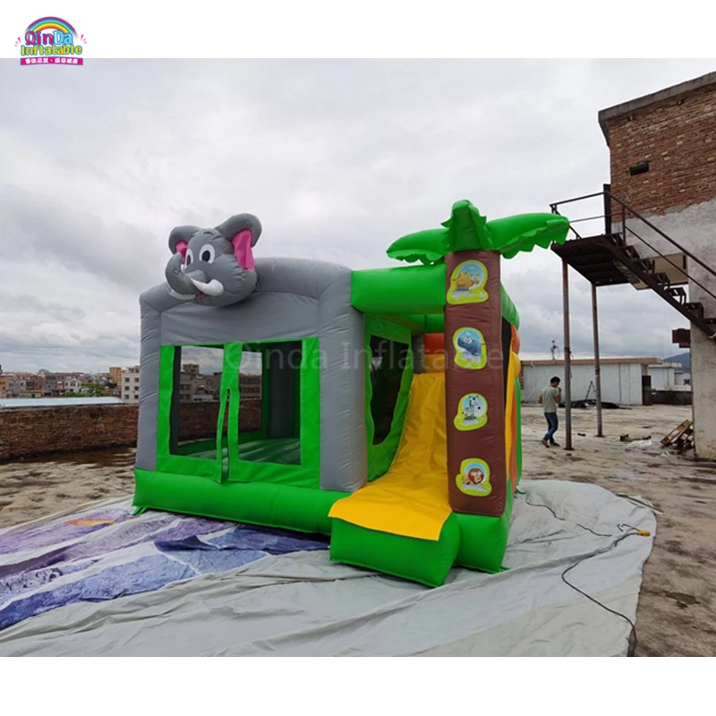 

Combo Inflatable Bounce House With Slide For Kids