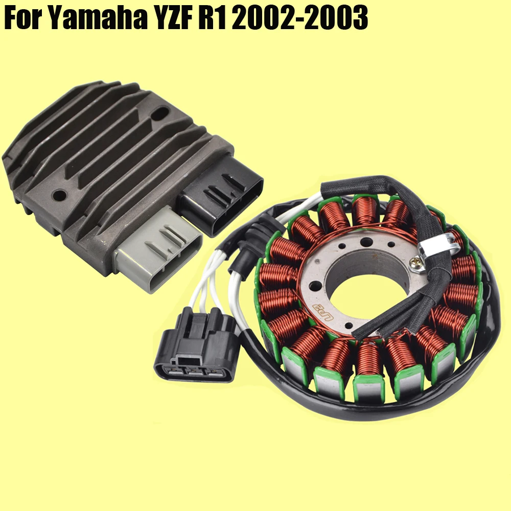 

YZF R1 Regulator Rectifier & Stator Coil For Yamaha YZFR1 2002 2003 / YZF-R1