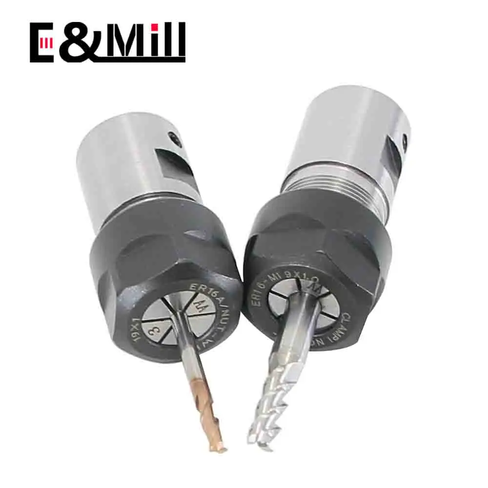 DIY ER11 ER16 ER20 5mm 6mm 6.35mm 7mm 8mm 10mm 12mm 14mm 16mm Motor spindle tool holder chuck High-precision engraving machine