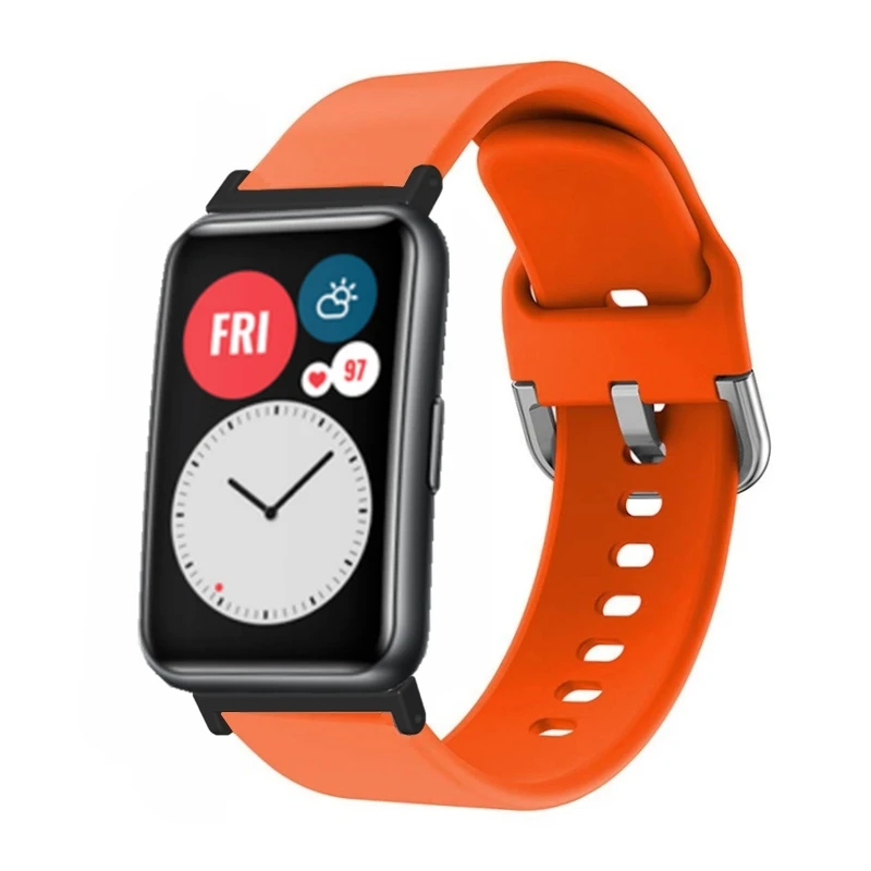 لهواوي ساعة صالح ملون سيليكون موضة الرياضة حزام لهواوي صالح ساعة ذكية سوار معصمه حزام ساعة اكسسوارات