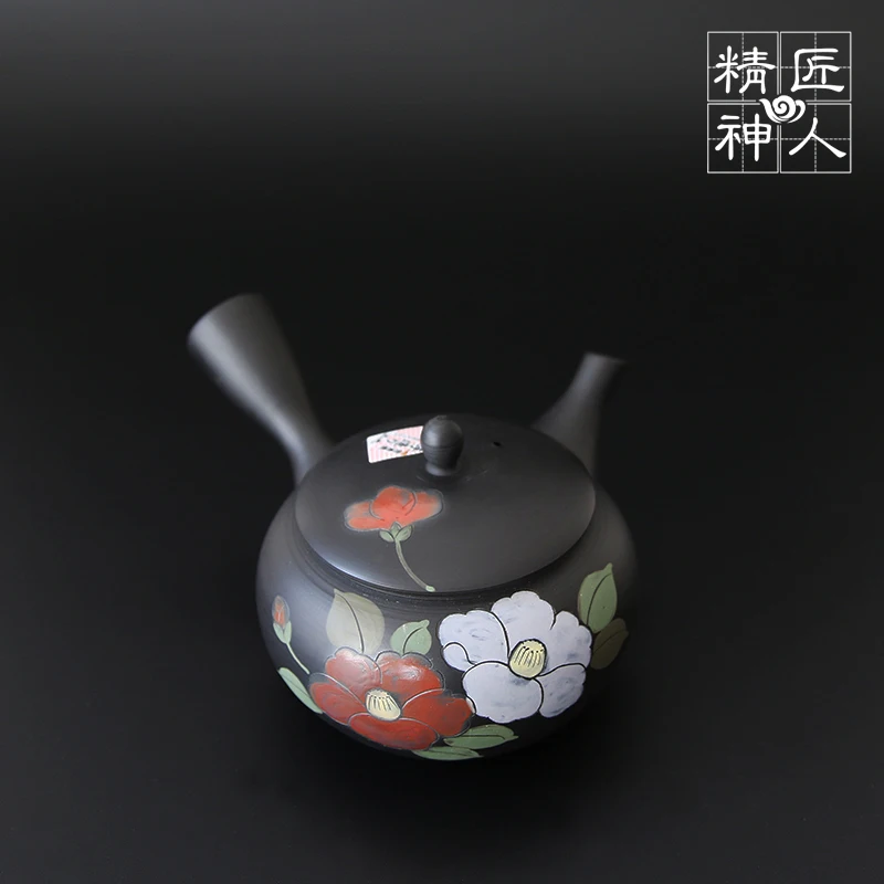 often slippery jade light burning kiln mei original guang long as lasts a horizontal hand side teapot imported clay pot