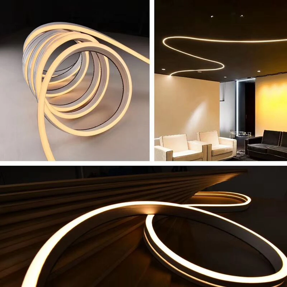 WS2811WS2812B WS2813 WS2815 RGBW LED Neon Rope Tube Silicone Gel Flexible Strip Light Soft Lamp Tube Waterproof IP67 For Room