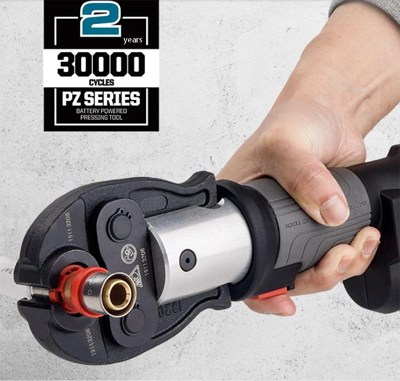 

PZ-1930 Rechargeable electric Aluminum plastic pipe/Stainless steel pip/PEX/PB pipe Crimping tool Copper pipe wrench