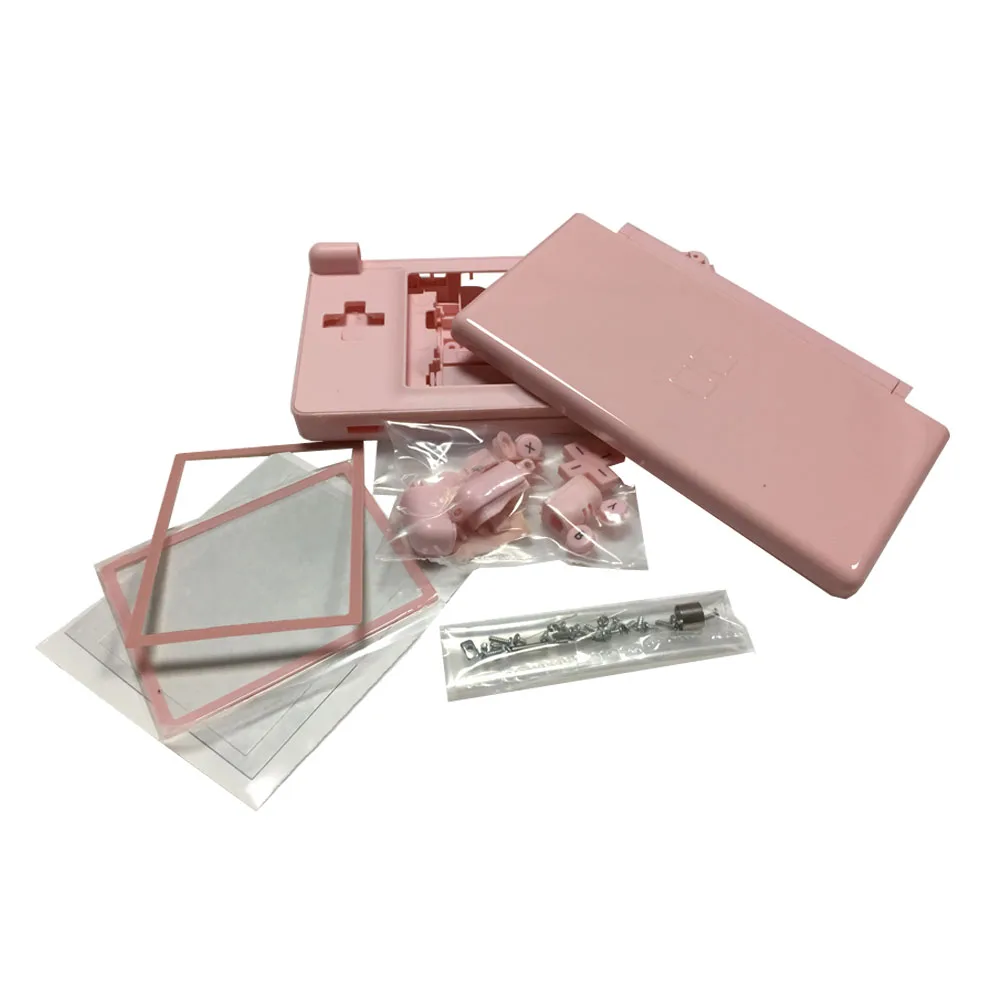 ตัวเรือนพร้อมชุดกระดุมสำหรับฝาครอบคอนโซลเกม nintend ndslite