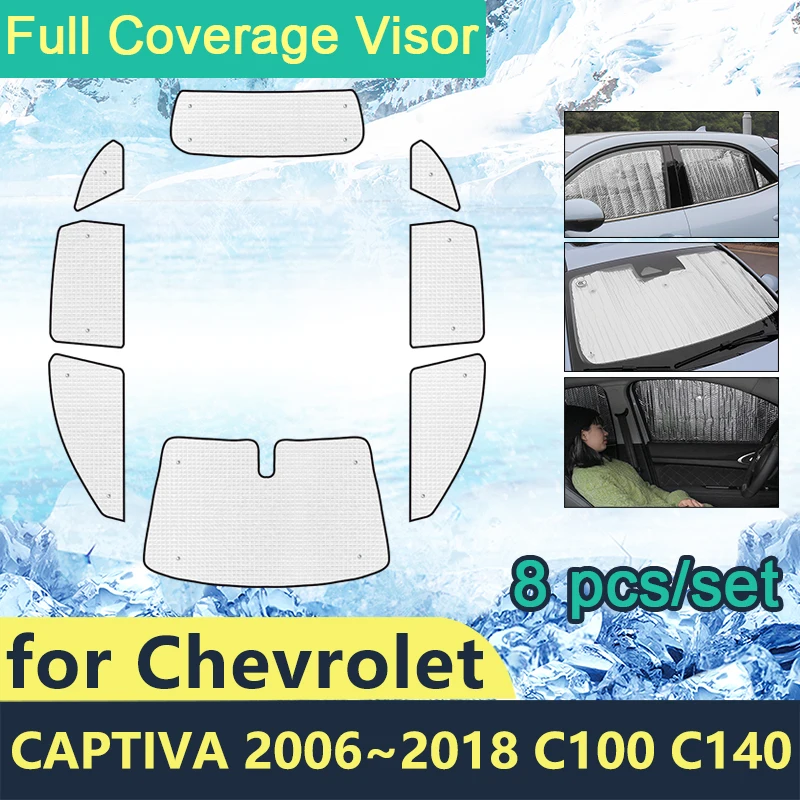 

Солнцезащитные очки с полным покрытием для Chevrolet Captiva 2006 ~ 2018 Daewoo Winstorm Holden C100 C150 автомобильные ветрозащитные аксессуары Защита от солнца