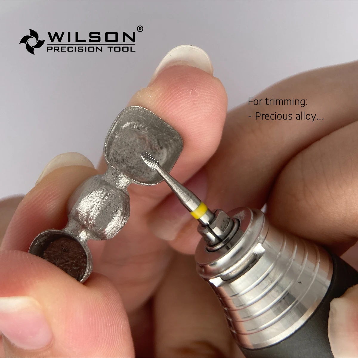 WilsonDental Burs 5000123-ISO 277 110 014 Tungsten Carbide Dental Bur for Trimming Metal