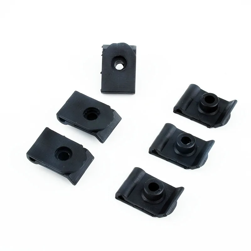 20x Fender Liner Bumper U Nut Fixed Fastener Clips Screw Clamp Retainer Car Body Plastic Clip Rivet For Toyota Lexus.