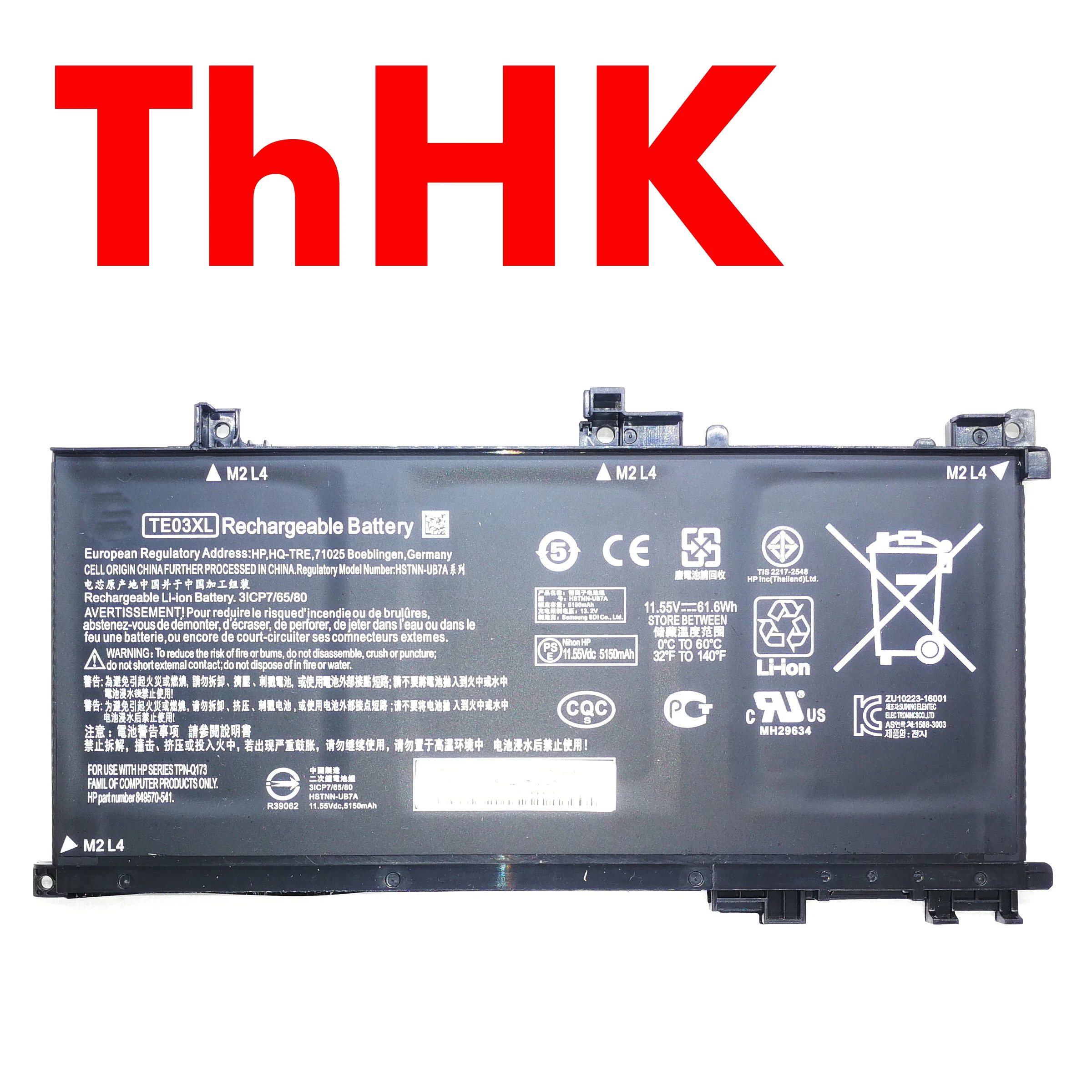 Genuine Original TE03XL 849570-541 Laptop Battery For HP OMEN 15-AX000 PAVILION 15-BC000 15-AX214TX 15-bc011TX 15-AX030TX