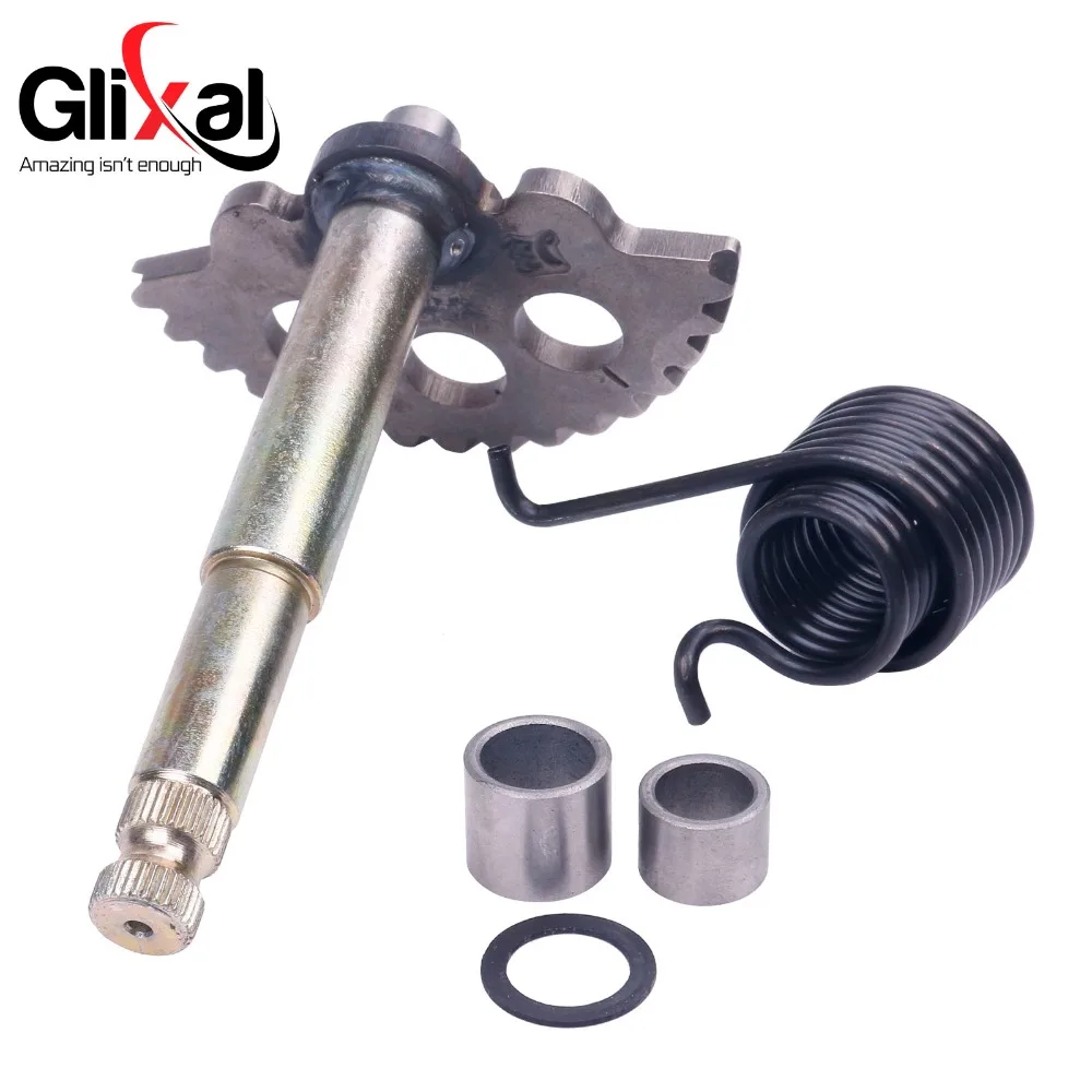 Glixal GY6 125cc 150cc Kick Start Shaft Spindle with Spring for 152QMI 157QMJ Moped Scooter ATV Go-Kart Engine