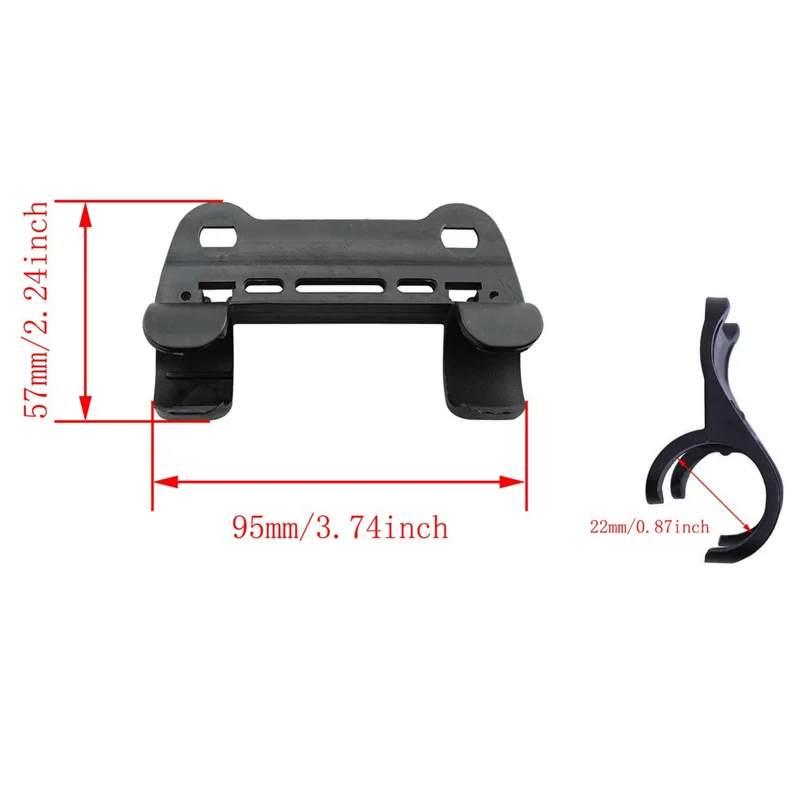 Bike Pump Bracket Cycling Pump Holder Bicycle Frame-Mounted Pump Bracket for MTB Mountain Bike