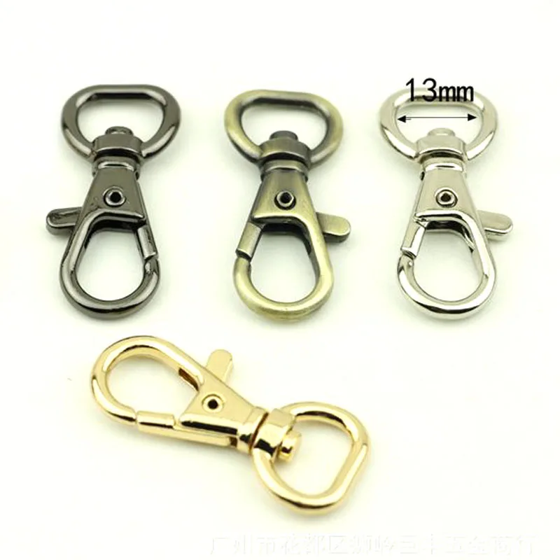 

4cm x 2.1cm(7/8" inside) Metal Swivel Trigger Lobster Clasps Clip Snap Hook Key Chain Ring Outdoor Lanyard Craft Bag Parts