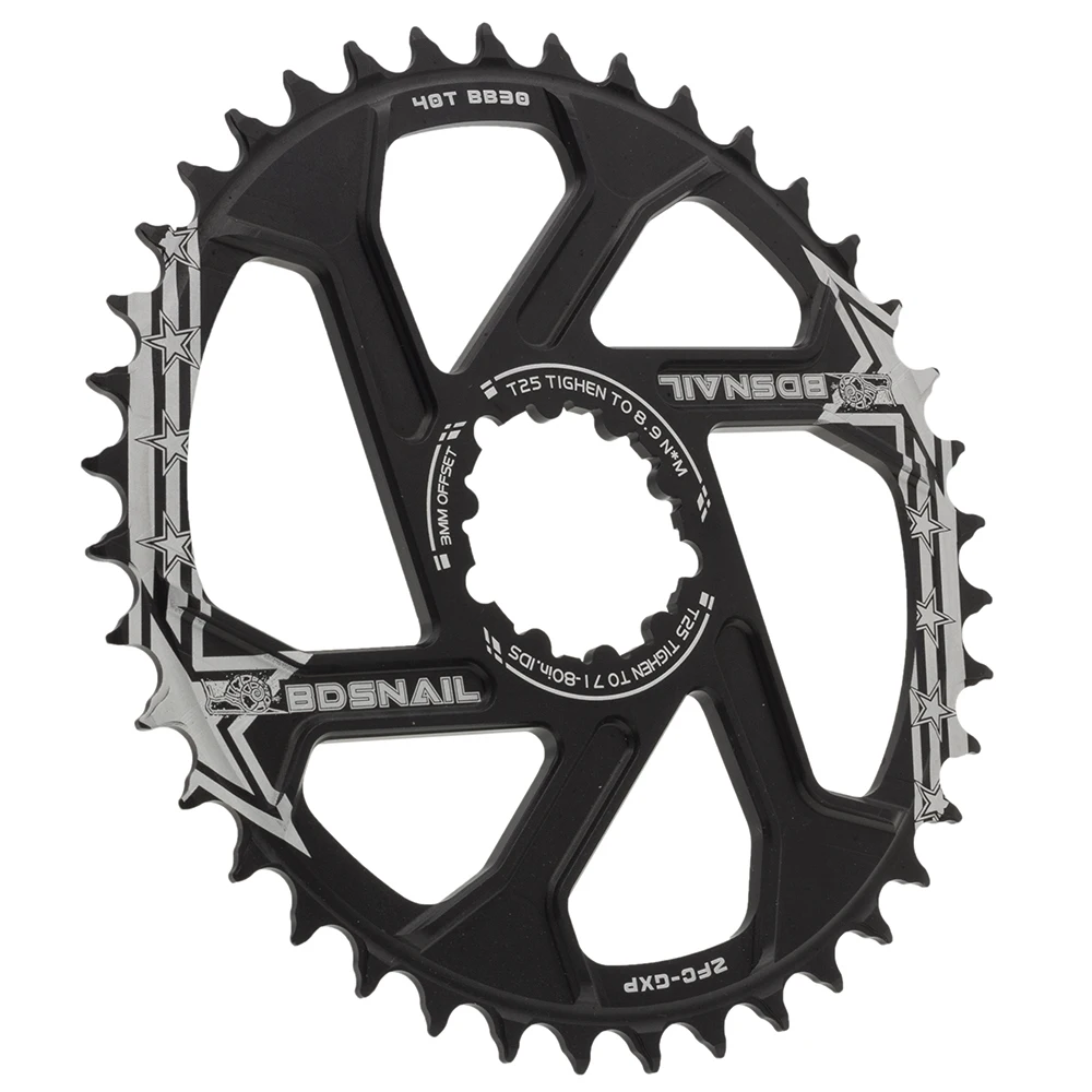 Bike Single Speed Chainring Direct Mount Narrow Wide Aluminum Chainring Round 28T-40T Chainwhee For SRAM GXP Crank gx xx1 X1 x9