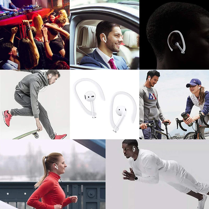 Ear Hooks for Apple AirPods Accessory Anti-lost Headphone Earphone Holder for Air Pods Pro Protective Earhooks