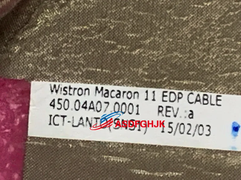 FOR HP Pavilion X360 11-k120ds LCD Video Cable 450.04a07.0001 WISTRON MACARON EDP CABLE  Tested and working
