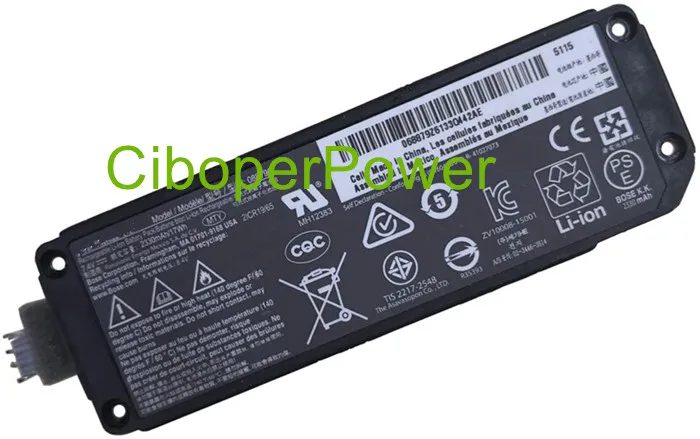 

088796 088789 Bluetooth Speaker Battery For 2 088772 080841 7.4V 2330MmAh 17WH
