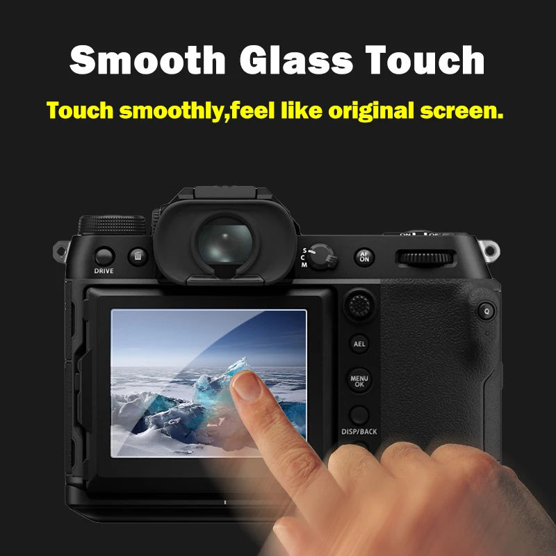 Fuji GFX 50SII Camera 9H Camera Tempered Glass LCD Screen Protector for FujiFilm GFX50S II Camera Anti-Scratch Protective Film