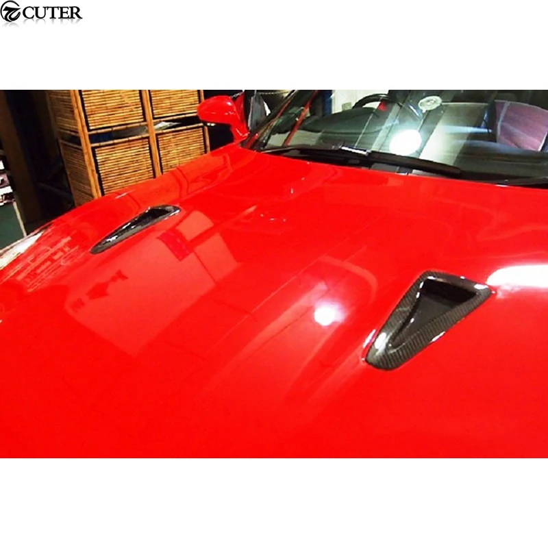 GTR Gt-r R35 Carbon Fiber FRP Front Engine Hood Bonnet Air Vents for Gtr R35 Car Body Kit 09-15