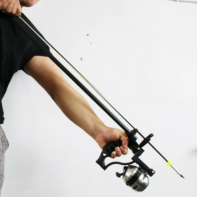 Closed fishing reel Bow arrow shooting fish accessories Stainless steel Spin cast Pesca Slingshot Seat Spear Harpoon Coil Tools