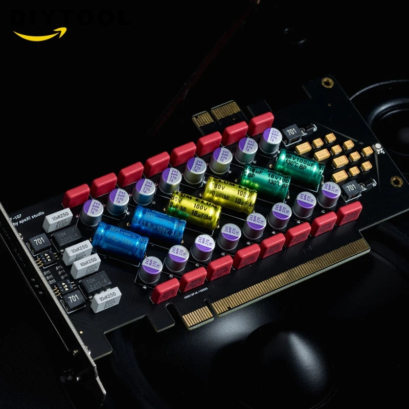 1 шт., плата фильтра питания elfaithpc hi-fi PCI/PCI-E Hi-Fi