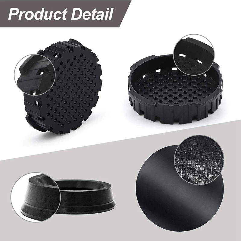 AD-القهوة تصفية غطاء ورقي و الغطاس نهاية طوقا ختم استبدال أجزاء مجموعات صالح ل Aeropress القهوة و اسبريسو صانع