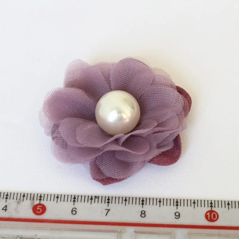 10 teile/satz mischen Stoff Blumen Simulation Blumen kopf Dekoration Blumen für DIY Zubehör – Detail 6