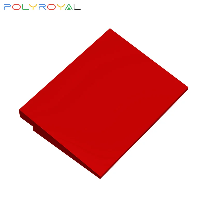 

POLYROYAL Building Blocks Technicalal Parts 6x8 slope brick 10 PCS Compatible With brands toys for children 4515