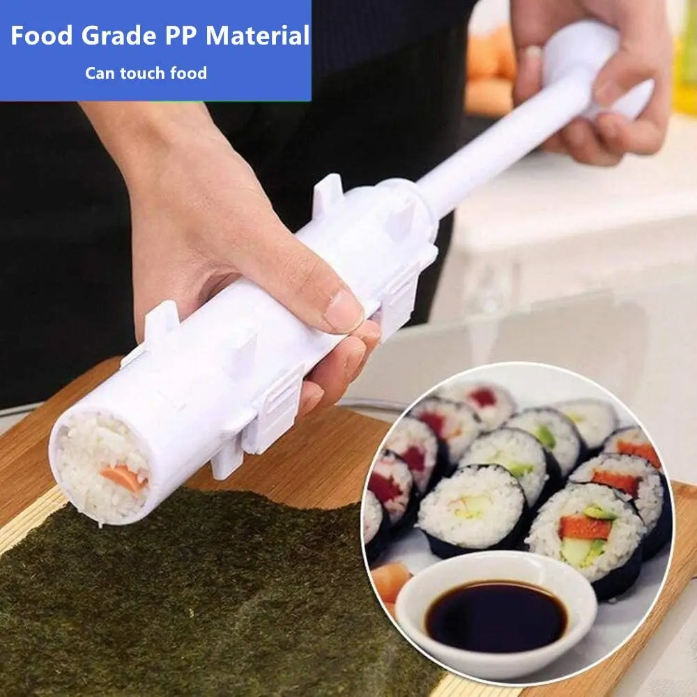 Diy Sushi Bazooka Vegetable Meat Rolling Tooldurable Camp Chef Rice Maker Machine Mold for Sushi Cooking Rolls Best Sushi Tool