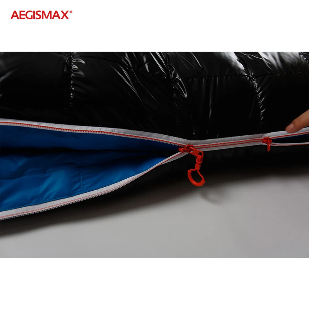 

AEGISMAX G Outdoor Camping Winter Sleeping Bag -22℉~-10℉Warm 95% Goose Down FP80015D Nylon Waterproof Ultralight Sleeping Bag