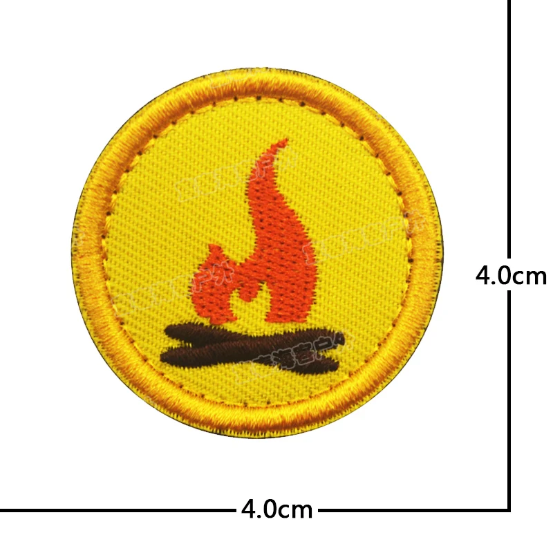 American children\'s embroidered patch rewards morale encouragement badge Hook Loop Armband on Jacket Backpack Decoration