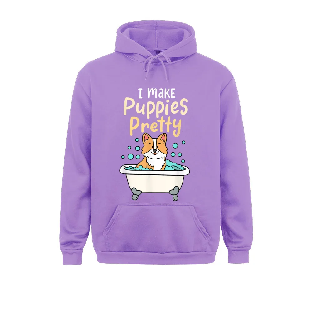 I Make Puppies Pretty Funny Fur Artist Dog Groomer Sweatshirts For Women Men Long Sleeve Hoodies Fashion Sportswear 3D Printed