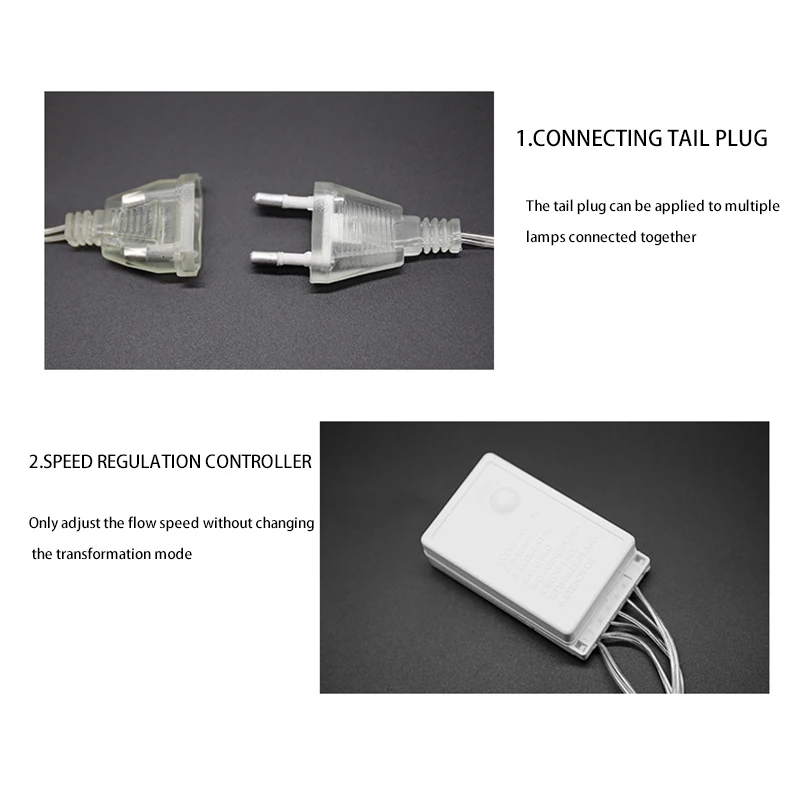 3x3M Led Waterfall Curtain Lamp LED Lamp String Holiday Christmas Decoration Fairy Wreath Wedding Background Decoration Lamp