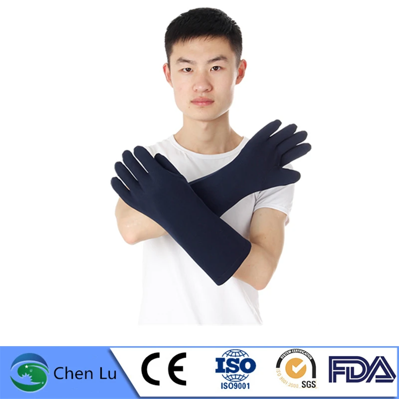 Recommend x-ray gamma ray protective high quality lead gloves Nuclear radiation protection 0.5mmpb lead rubber gloves