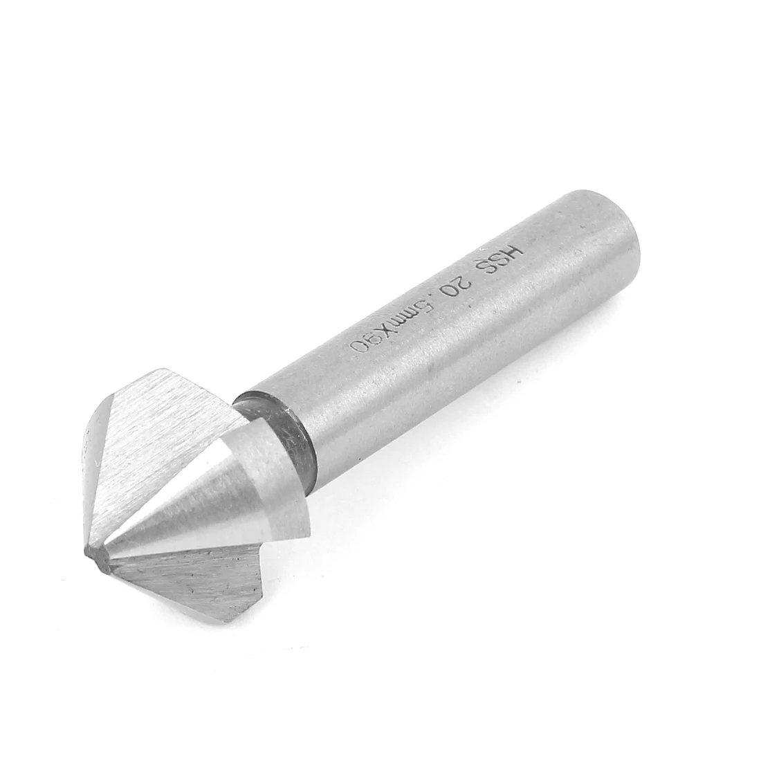 uxcell HSS 20.5x10mm 90 Degree Chamfer Milling Cutter Countersink Router Bits 12mm Cutting Length