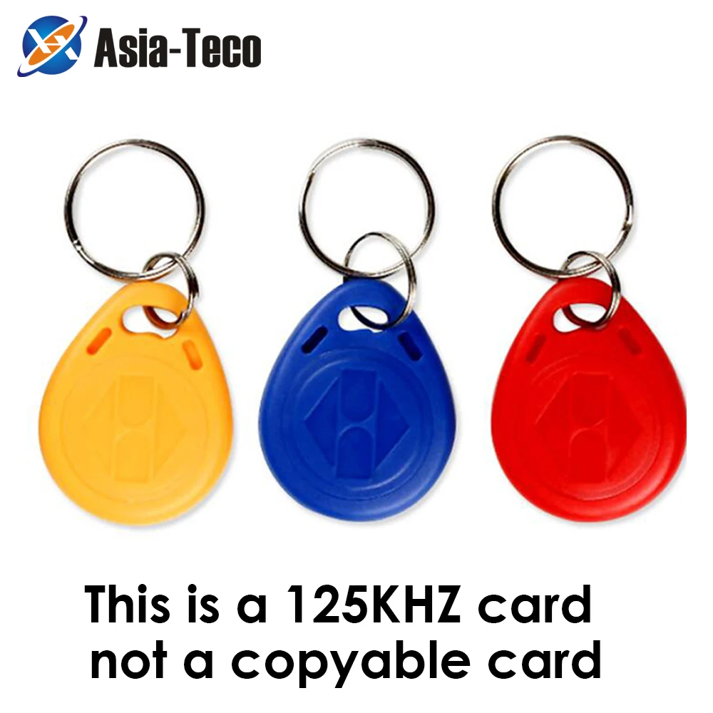 

100pcs/Lot 125khz RFID Keychain Stickers Card Tag ID Keyfob TK4100 Door Entry Access Control EM KeyChain Token