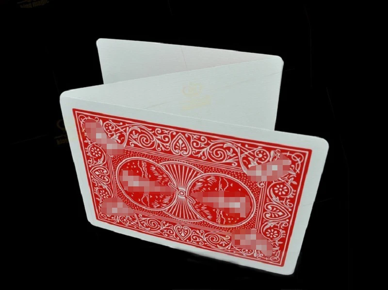 8 Pcs Magic Cards Special Gaff Cards Magic Tricks Red/Blue, Double Face/Back/Blank, Face/Blank For Magician Props