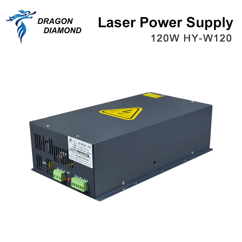 HY-W120 PSU Co2 Laser Power Supply 100-120W Universal For 120W Co2 Laser Tube Co2 Laser Engraving Cutting Machine T/W Series