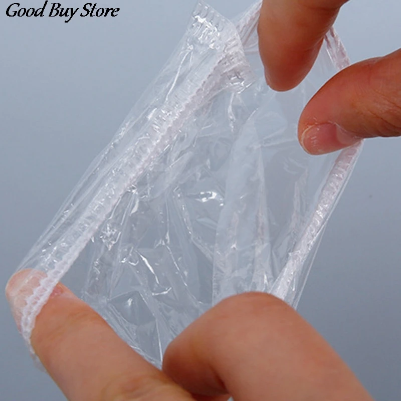 100PCS Hairdressing Earmuffs Salon Waterproof Clear Ear Cover Ear Protection Transparent Bath Shower Earmuff Cap Cleaning Tools