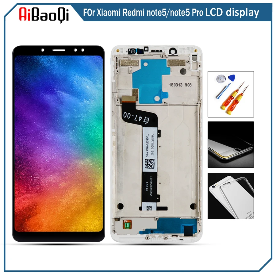 Xiaomi Redmi Note 5 Pro LCD Display Touch Screen Test Good Digitizer Assembly Replacement For Xiaomi Redmi Note5 5.99 Inch