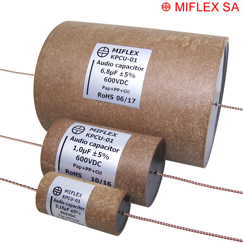 2 pz/lotto polacco originale MIFLEX Mifu KPCU-1 serie lamina di rame a bagno d'olio tubo di carta condensatore condensatore Audio spedizione gratuita