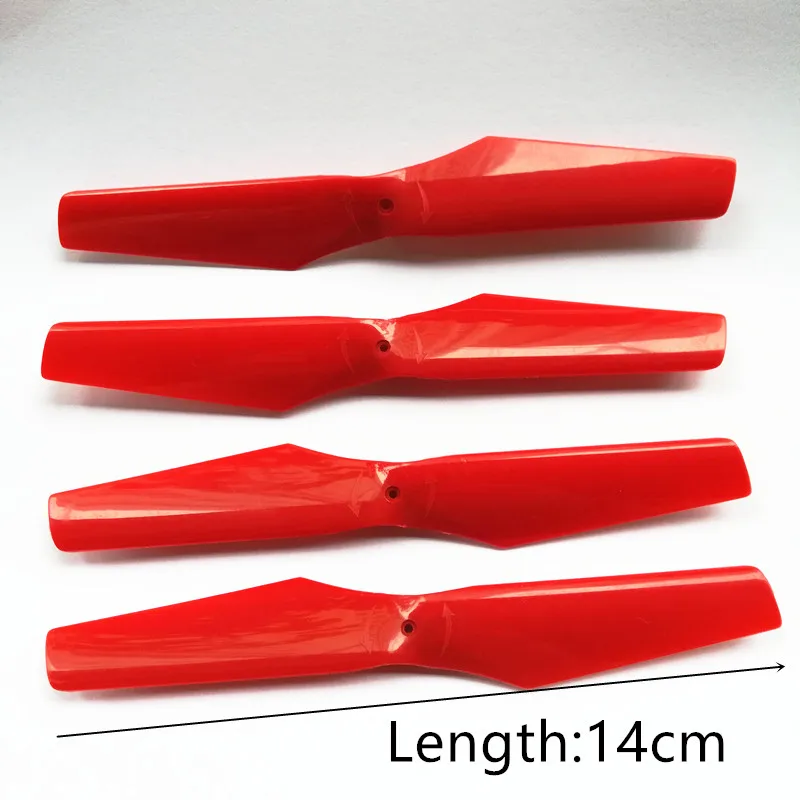 

4pcs as showing XK X250 CW CCW Main Blades Props Propellers 14cm WLToys R/C Drone Quadcopter Accessories Spare Parts